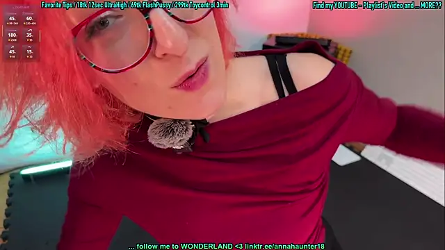AnnaHaunter18 online show from September 20, 2025, 2:40 pm