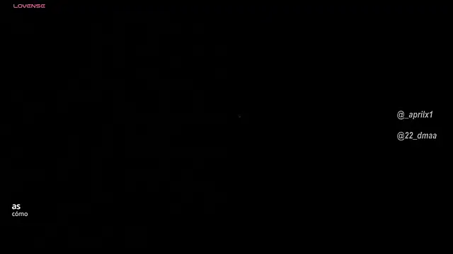 Aprilx1 online show from September 14, 2025, 2:00 am