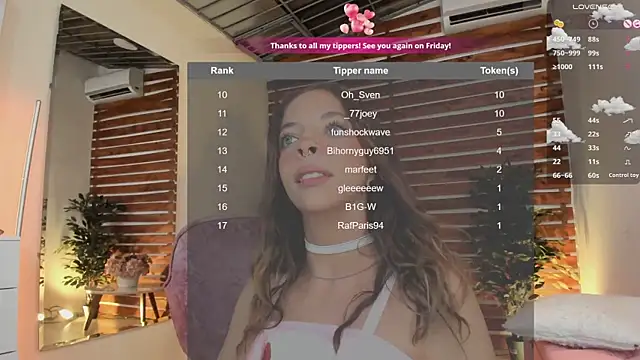 Sapphire Venuss online show from March 13, 2025, 10:54 pm