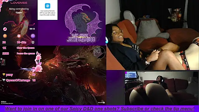 Rae-Suon online show from January 12, 2025, 1:21 am