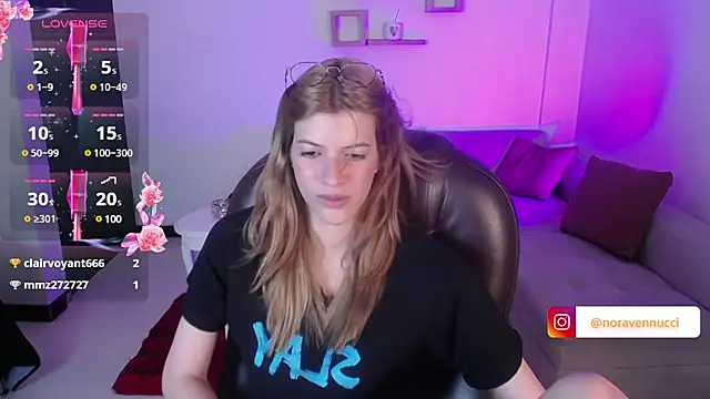 Snapshot of Nora_Vennucci chatting on February 7, 2025, 9:48 pm Nora Vennucci online show from February 7, 2025, 9:48 pm