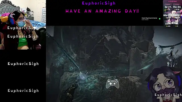 EuphoricSigh online show from February 22, 2026, 9:24 pm