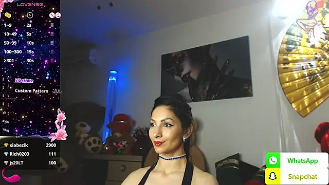 Snapshot of EvelynAisha chatting on February 19, 2025, 10:31 pm EvelynAisha online show from February 19, 2025, 10:31 pm