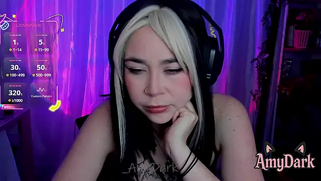  AmyDark online show from October 10, 2025, 3:33 pm