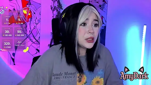  AmyDark online show from April 9, 2026, 11:59 am