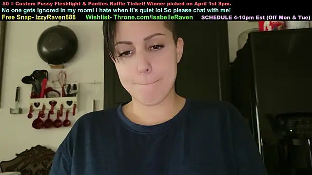 Snapshot of IsabelleRaven chatting on March 27, 2026, 6:07 pm IsabelleRaven online show from March 27, 2026, 6:07 pm