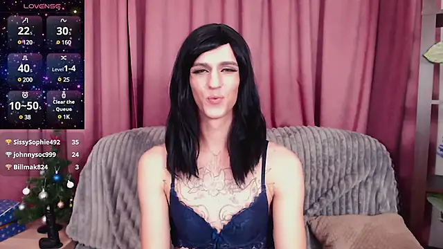  CRYSTAL tgirl online show from December 24, 2024, 8:05 pm