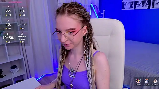 VioletShine online show from January 30, 2025, 1:53 pm