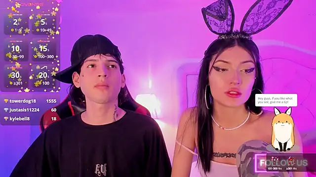 Snapshot of sett_and_gwen chatting on March 7, 2025, 10:13 am sett and gwen online show from March 7, 2025, 10:13 am