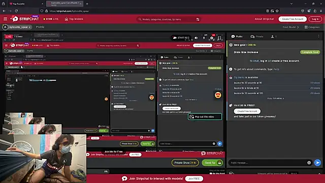 Snapshot of Aphrodite_spear chatting on January 5, 2025, 5:30 am Aphrodite spear online show from January 5, 2025, 5:30 am