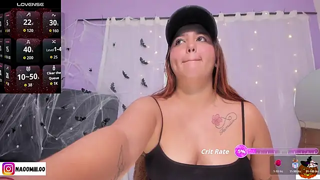 naomii 0 online show from October 17, 2025, 1:25 pm