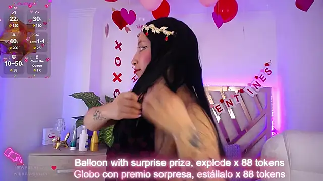 Snapshot of NyxAndria_1 chatting on February 23, 2025, 10:42 pm NyxAndria 1 online show from February 23, 2025, 10:42 pm