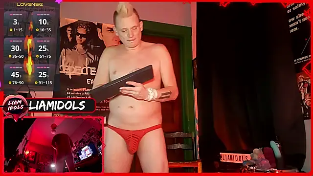 LiamIdols online show from January 21, 2025, 5:16 am