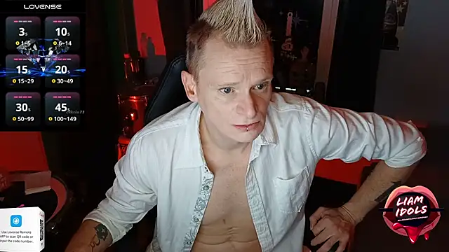 LiamIdols online show from November 18, 2025, 6:34 pm