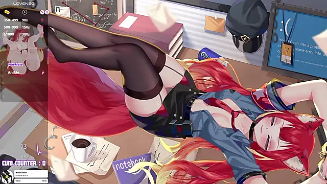 LewdKira VT online show from February 23, 2026, 6:27 pm