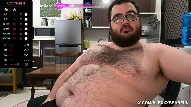 alexxxbear online show from October 19, 2025, 11:00 am