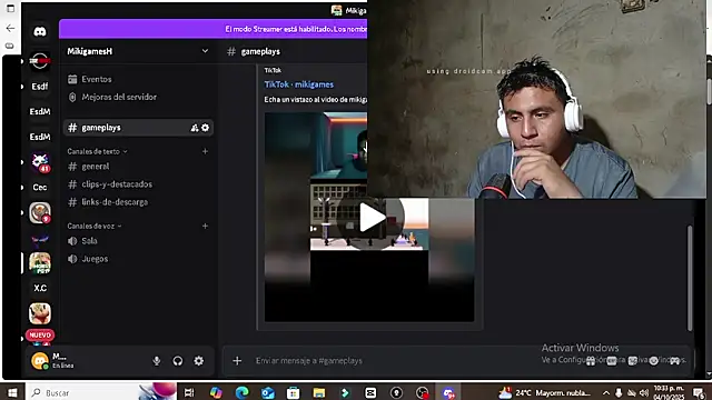 mikigamesH2 online show from October 5, 2025, 4:33 am