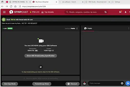 Snapshot of Latte1204 chatting on October 18, 2025, 10:38 am Latte1204 online show from October 18, 2025, 10:38 am
