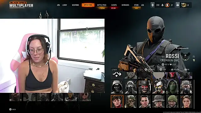 SpaceCowWhore online show from October 13, 2025, 5:35 pm