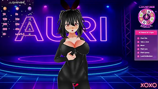 Auri Hikaru online show from September 12, 2025, 10:10 pm