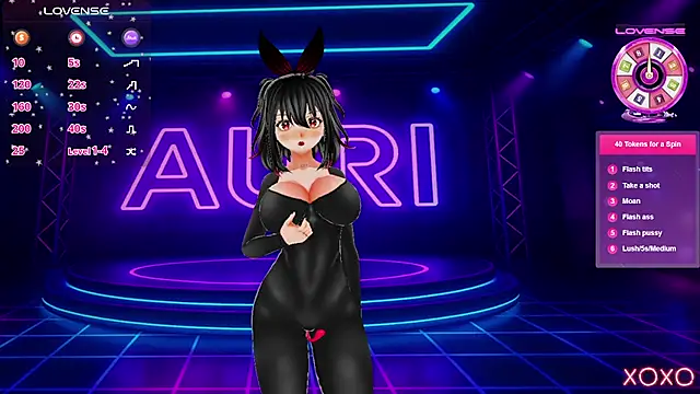 Auri Hikaru online show from October 23, 2025, 11:42 am