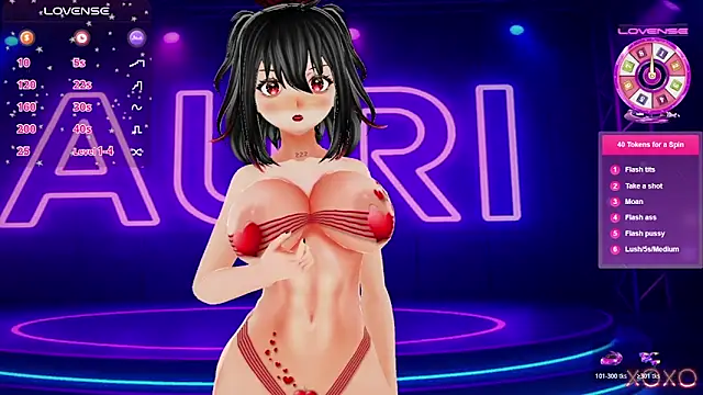Auri Hikaru online show from November 7, 2025, 7:03 pm