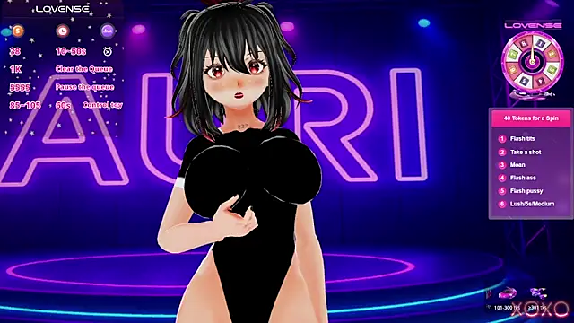 Auri Hikaru online show from November 10, 2025, 4:28 pm