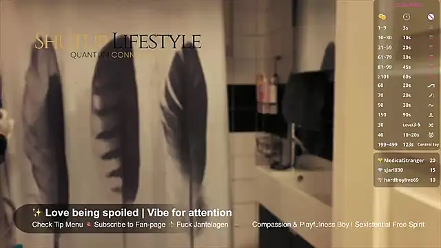 SwingWingWomanSweden online show from April 17, 2026, 8:45 pm