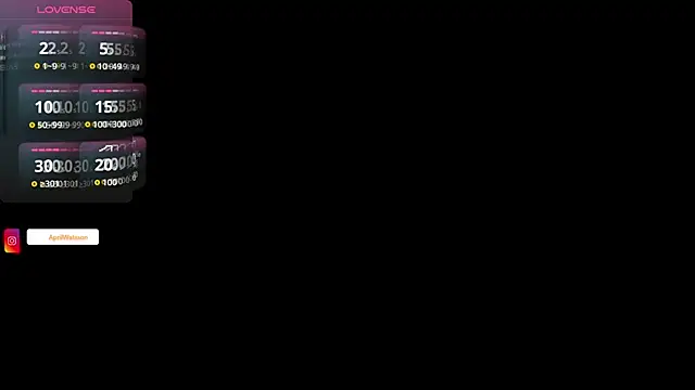 Aprilwatson online show from October 23, 2025, 7:01 pm