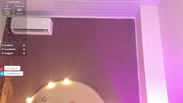  Kendall 19 online show from January 7, 2026, 8:11 pm