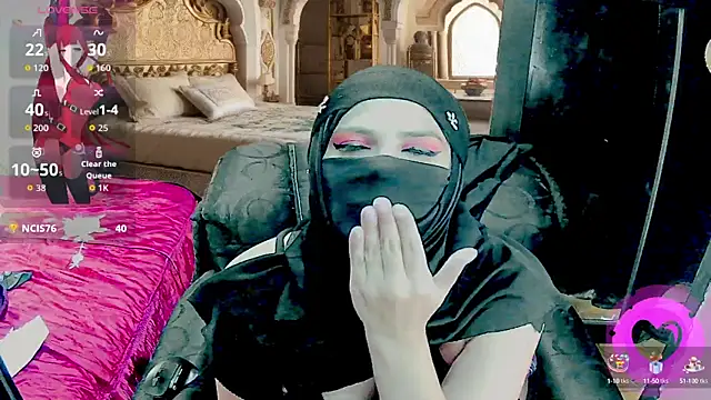 SultanaLayla online show from October 14, 2025, 9:04 pm