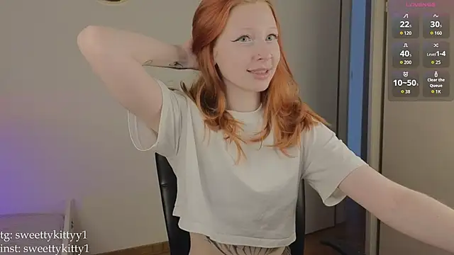 sweettykitty online show from July 10, 2026, 1:14 pm