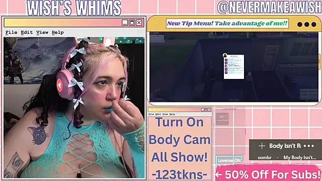 nevermakeawish online show from June 28, 2026, 9:48 am