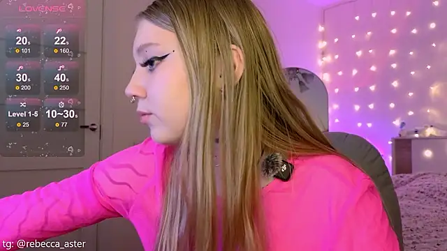 RebeccaAster online show from February 16, 2026, 5:20 pm