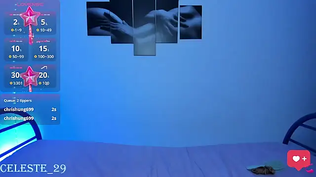 celeste L29 online show from October 29, 2025, 3:14 pm