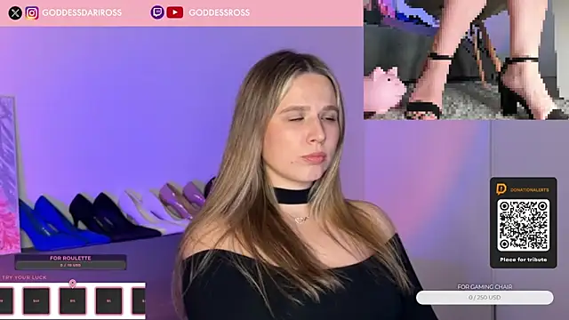 GoddessRoss online show from November 7, 2025, 6:19 pm