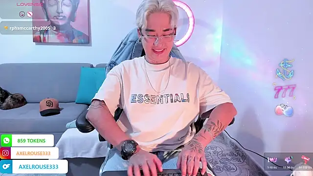 AxelRouse3 online show from April 6, 2026, 3:04 am