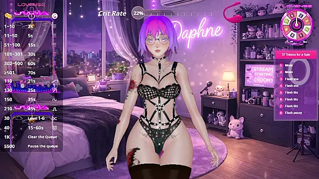 Muse Daphne online show from January 14, 2026, 9:09 pm