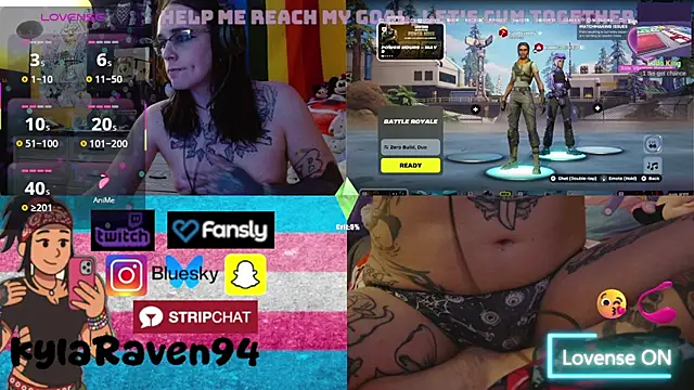 Snapshot of KylaRaven chatting on May 8, 2026, 1:33 am KylaRaven online show from May 8, 2026, 1:33 am