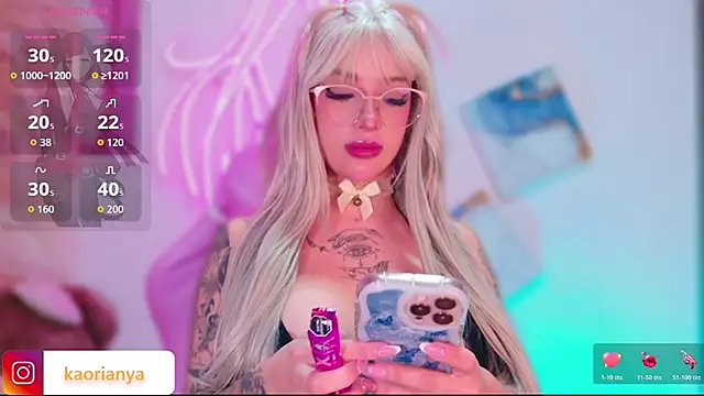 Snapshot of kaorianya chatting on February 23, 2026, 12:09 am kaorianya online show from February 23, 2026, 12:09 am