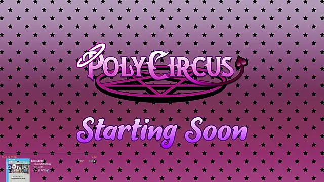 Snapshot of PolyCircus chatting on June 19, 2026, 2:27 am PolyCircus online show from June 19, 2026, 2:27 am