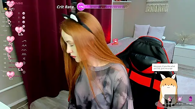 RoseMillton online show from April 22, 2026, 1:41 am