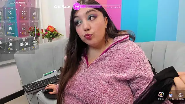 Snapshot of RoxanneDiaz chatting on June 10, 2026, 12:00 am RoxanneDiaz online show from June 10, 2026, 12:00 am
