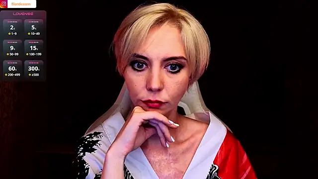 Blondice ann online show from July 9, 2026, 8:35 pm