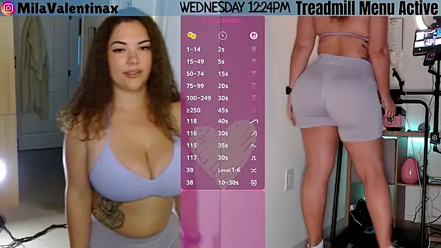 MilaValentina online show from March 11, 2026, 4:24 pm