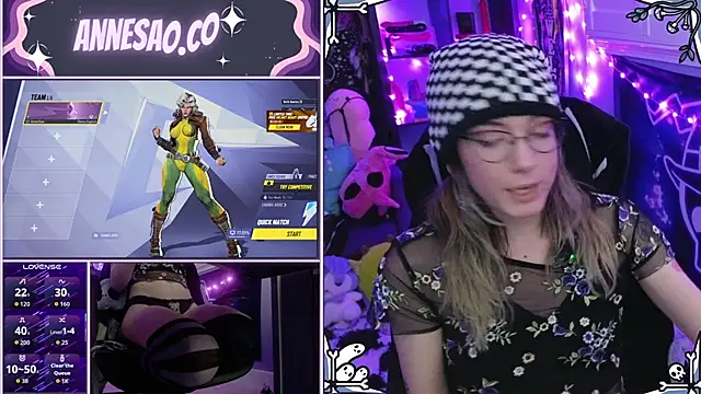 AnneSao online show from February 9, 2026, 12:25 am