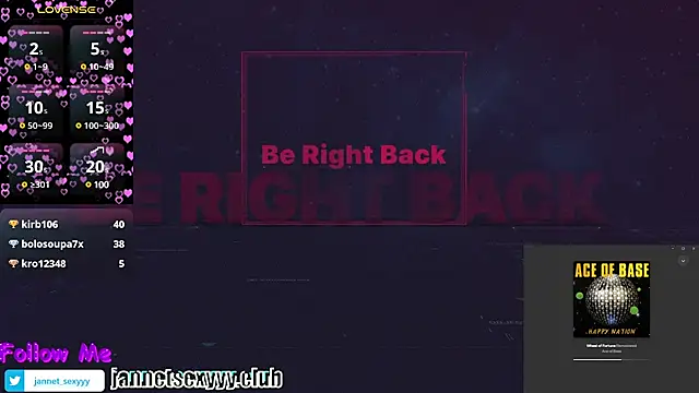 JannetPie online show from February 6, 2025, 7:35 am