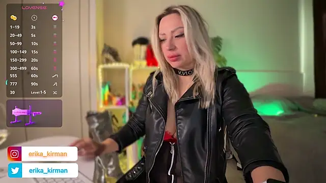 Erika Kirman online show from March 22, 2025, 4:58 pm