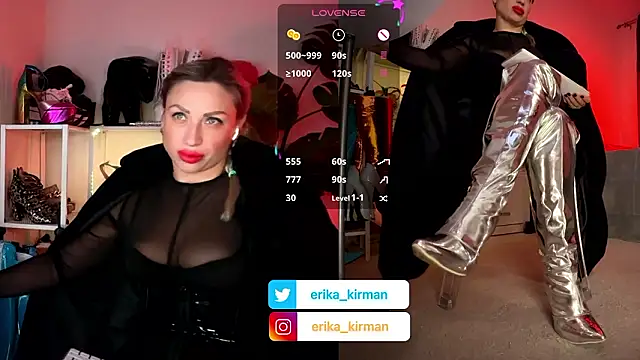Snapshot of Erika_Kirman chatting on January 16, 2026, 1:04 pm Erika Kirman online show from January 16, 2026, 1:04 pm