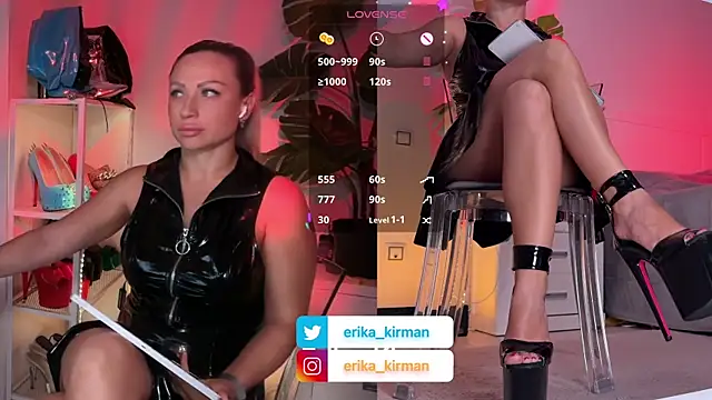 Snapshot of Erika_Kirman chatting on June 21, 2026, 10:07 am Erika Kirman online show from June 21, 2026, 10:07 am